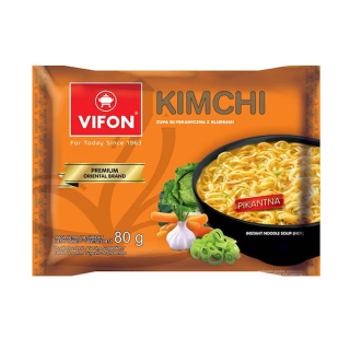 Instant leves, Vifon Kim Chi Hot Instant Noodle Soup 80g