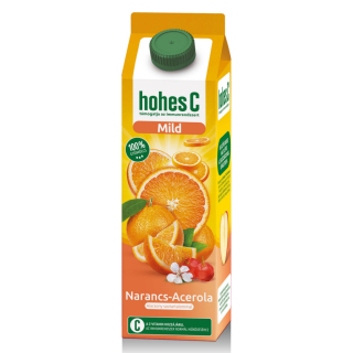 Üdítőital, Hohes-C Mild Gyümölcslé 1l Narancs-Acer 100%