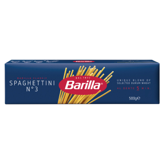 Tészta, Barilla 500g Spaghettini n.3
