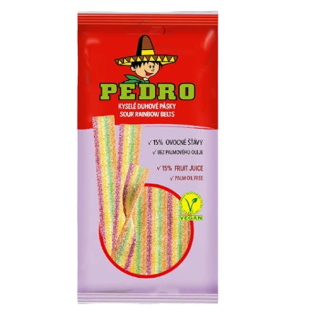 Gumicukor, Pedro 80g Rainbow Belts