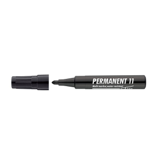 Permanent, 11 marker 3mm fekete