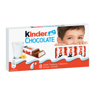 Csokoládé, Kinder T-8 100g