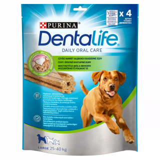 Állateledel, Dentalife Large jutalomfalat felnőtt kutyák számára 4db 142g