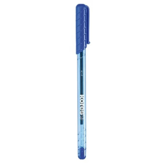 Golyóstoll, 0,5mm, kék, Kores "K1-F"