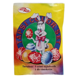 Tojásfesték, 4 szin + viaszkréta (Sárga)