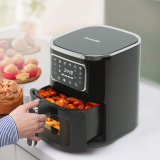 Fritőz forró levegős, Bevello | 5l | digitális | 60' es időzítő | max 1450W