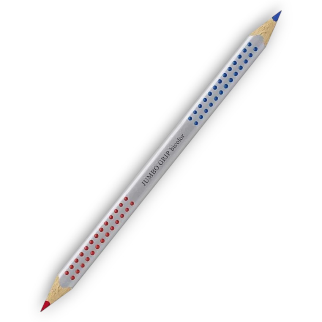 Postairon, piros-kék Vastag, Faber-Castell grip jumbo háromszögletű