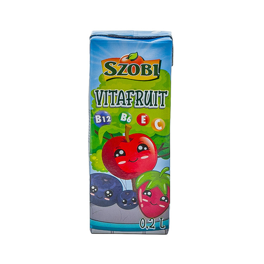 Üdítőital, Szobi 0,2l Vitafruit Pirosgyümölcsös 12%