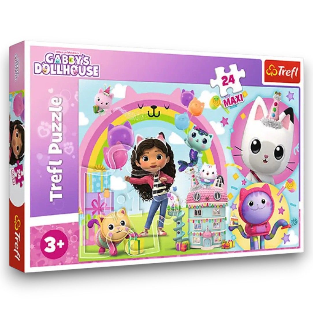 Kreatív játék, Puzzle, Gabi Babaháza 24db maxi