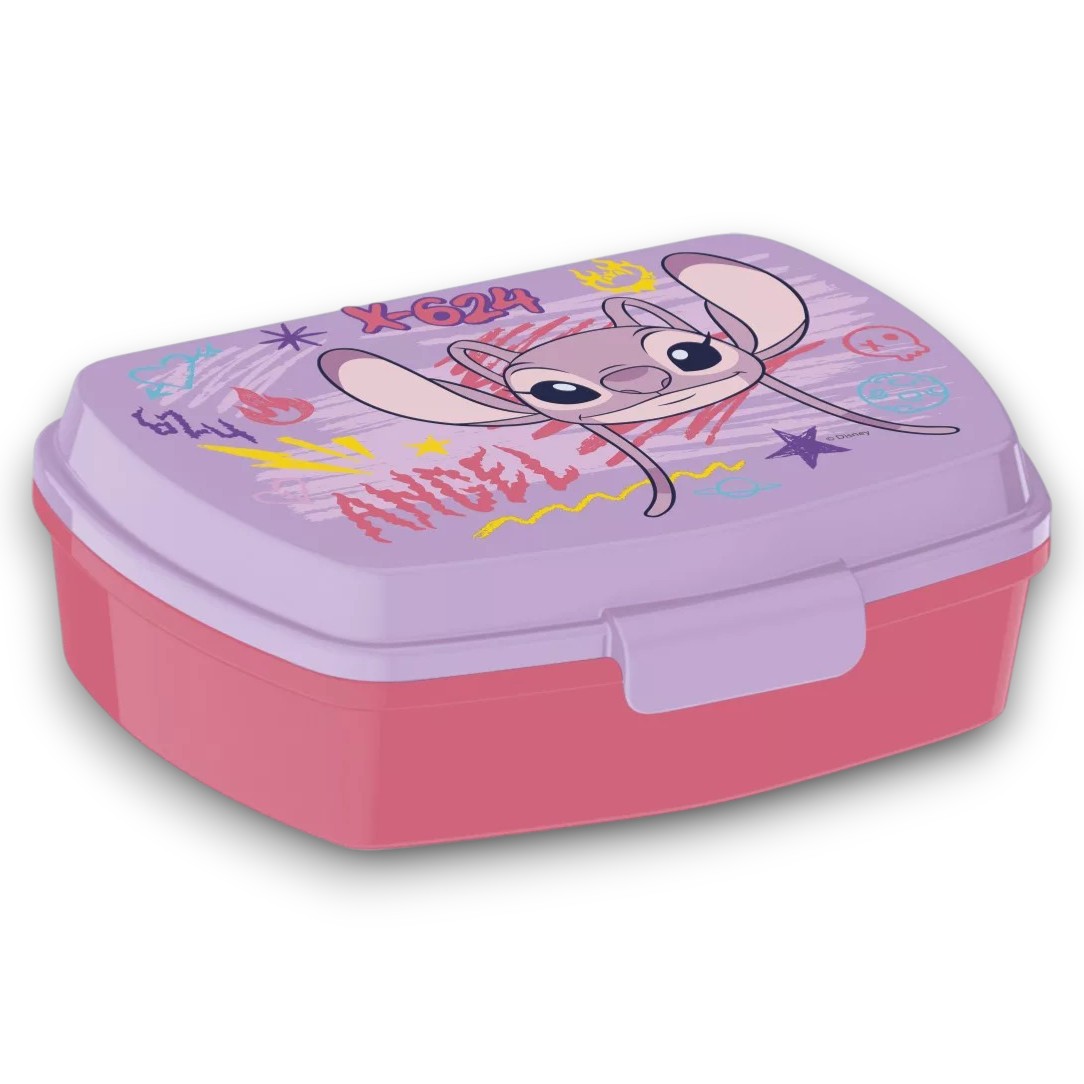 Műanyag, Uzsonnás doboz Disney Lilo&Stitch Angel funny 