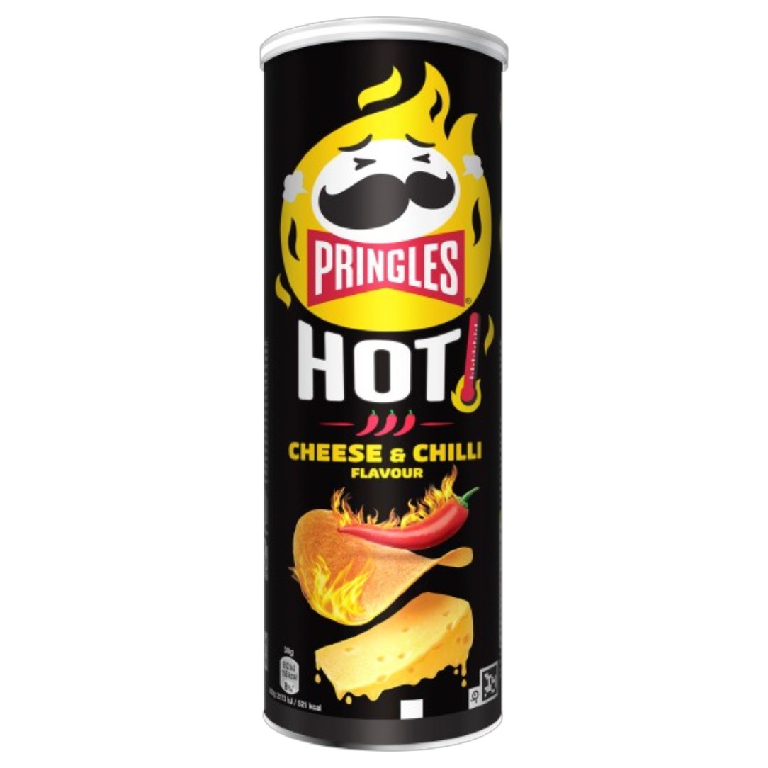 Chips, Pringles 160g Sajt-Chili Hot