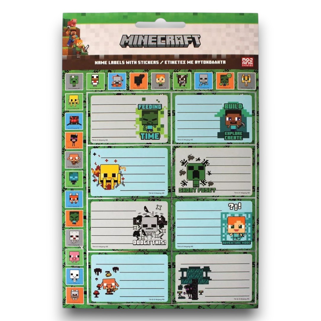 Füzetcimke, Minecraft Creeper Need Hugs 16db/cs