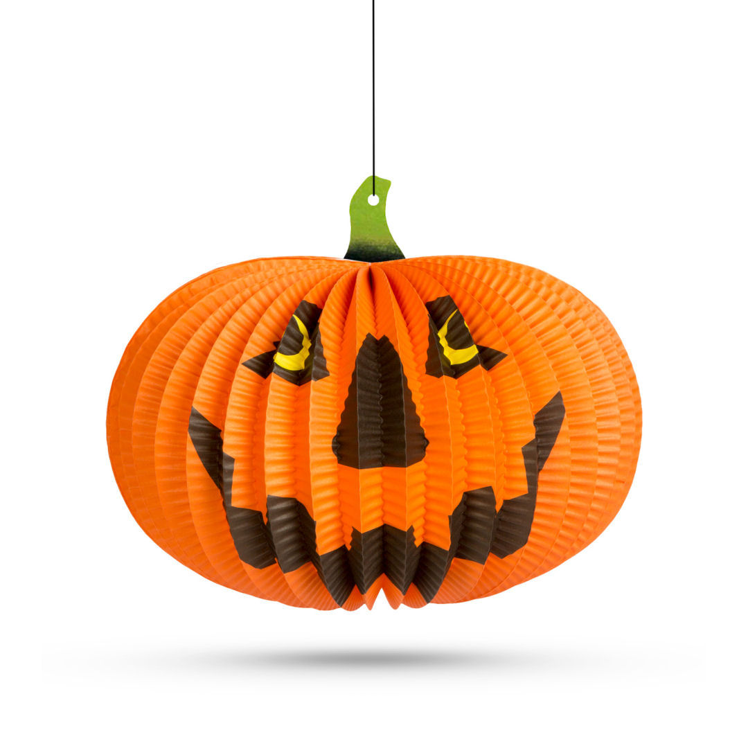 Halloween-i tökös lampion akasztható 26cm