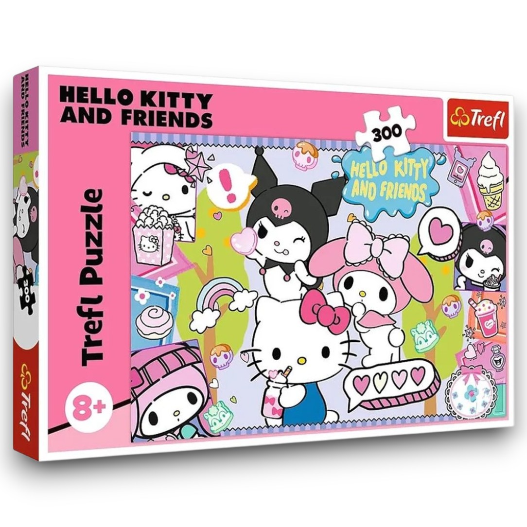 Kreatív játék, Puzzle, Hello Kitty and friends 300db