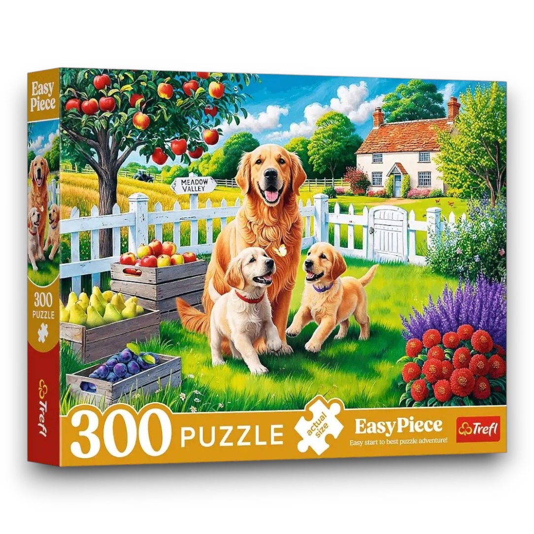 Kreatív játék, Puzzle Easy Piece Kutyák vidéken 300db