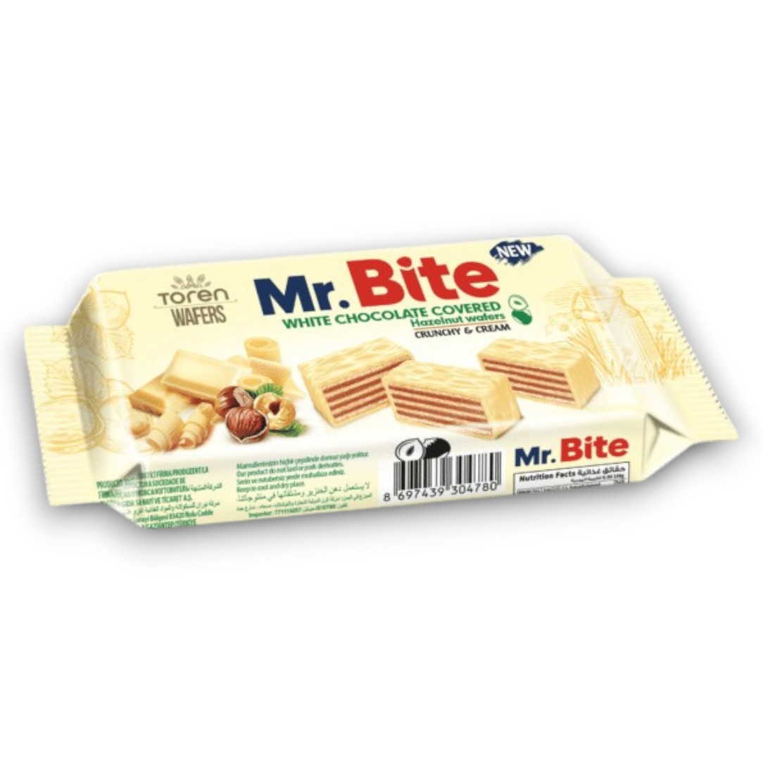 Ostya, Mr. Bite 38g Fehér csokoládés