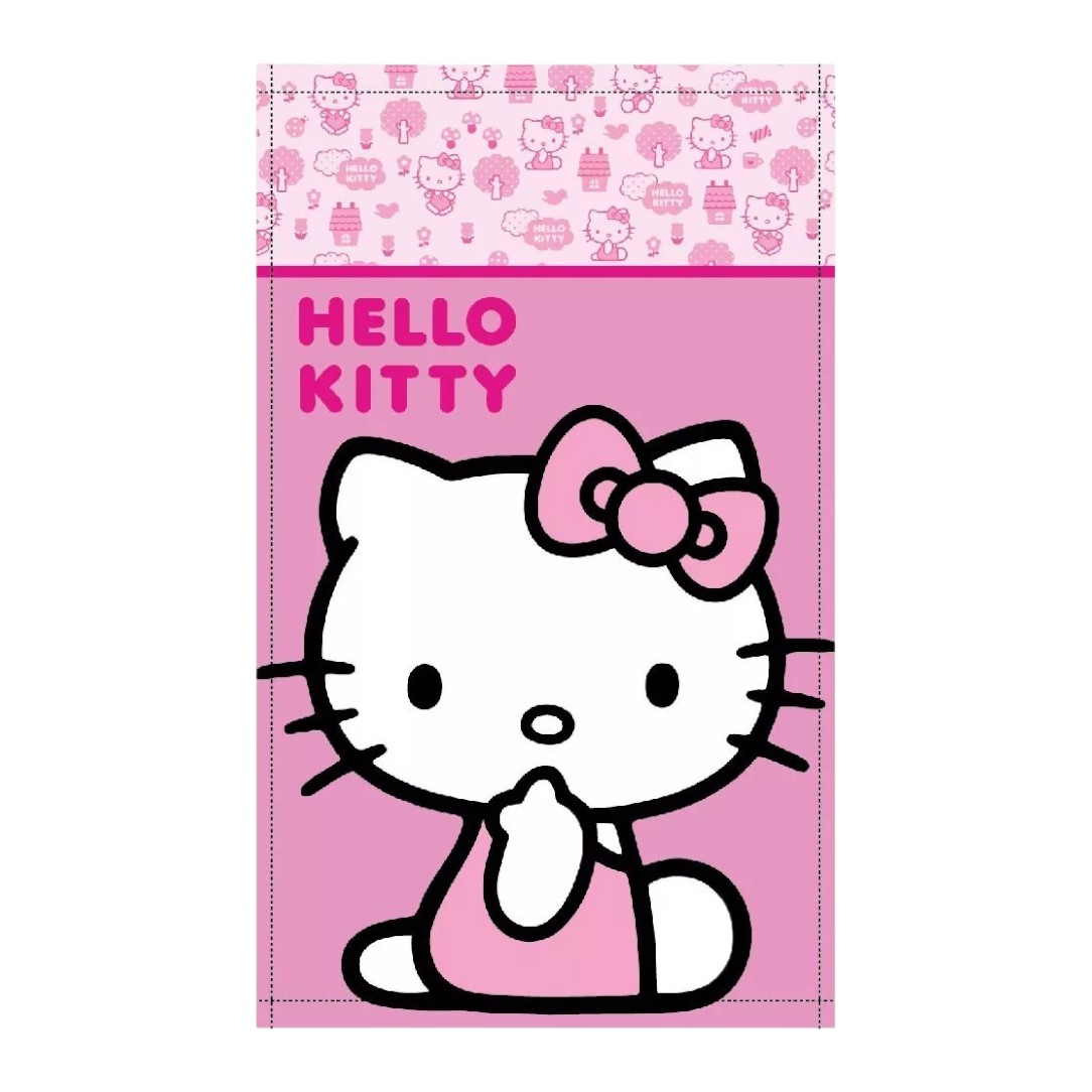 Ovis törölköző, Hello Kitty Cutie kéztörlő, arctörlő, törölköző 30x50cm
