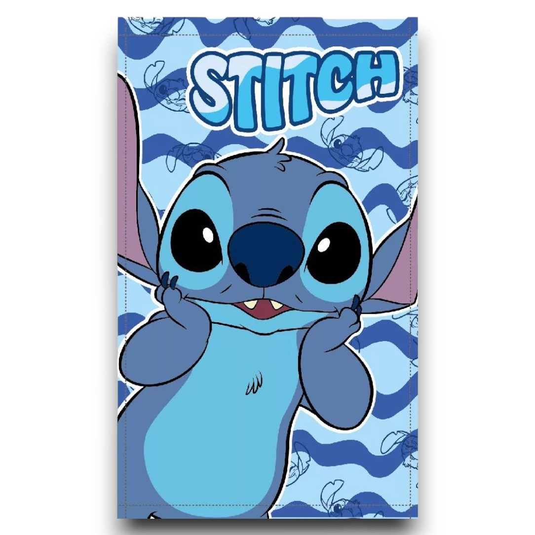 Ovis törölköző, Disney Lilo&Stitch Ocean Wawes 30x50cm