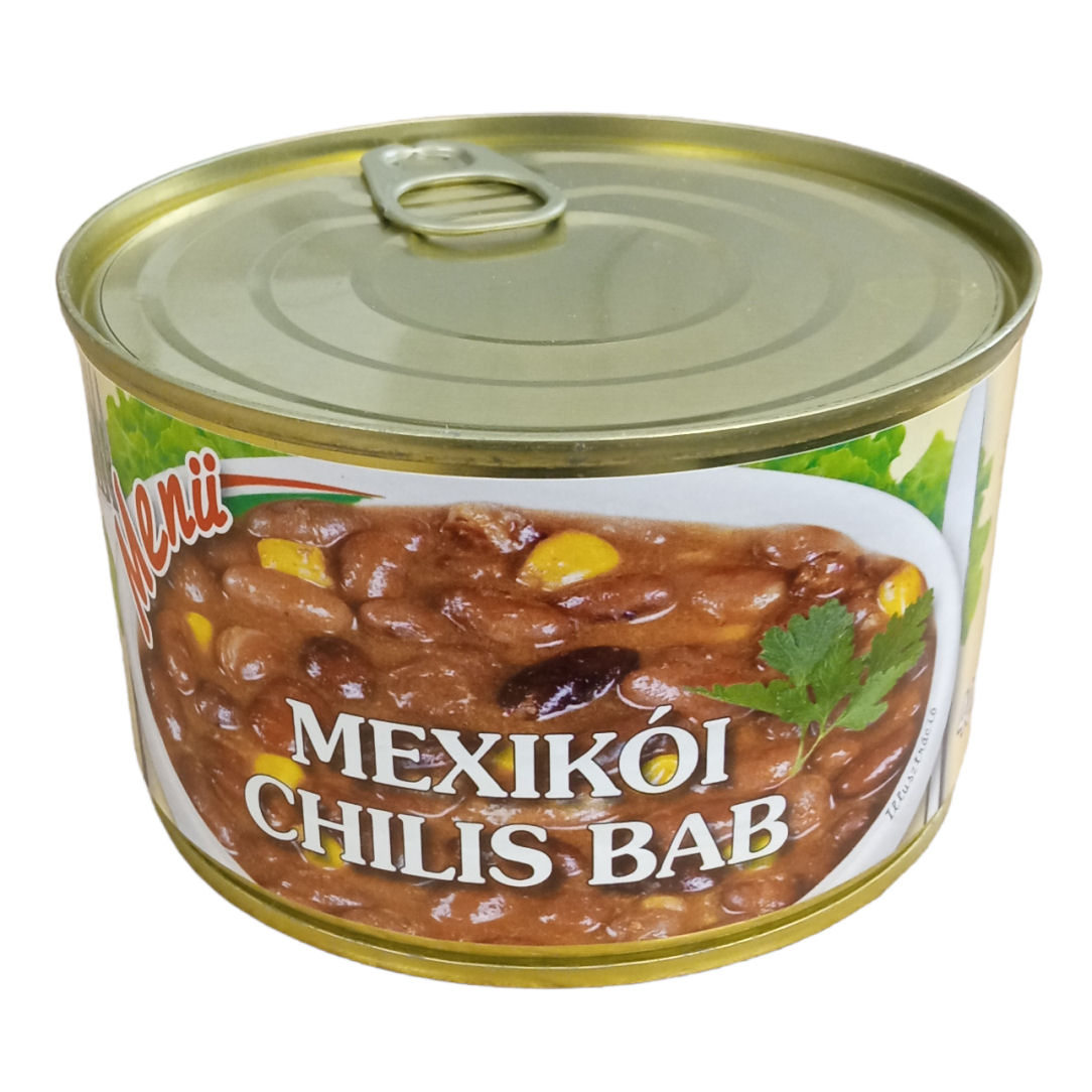 Konzerv, Készétel / Mexikói Chilis Bab 400g Menü