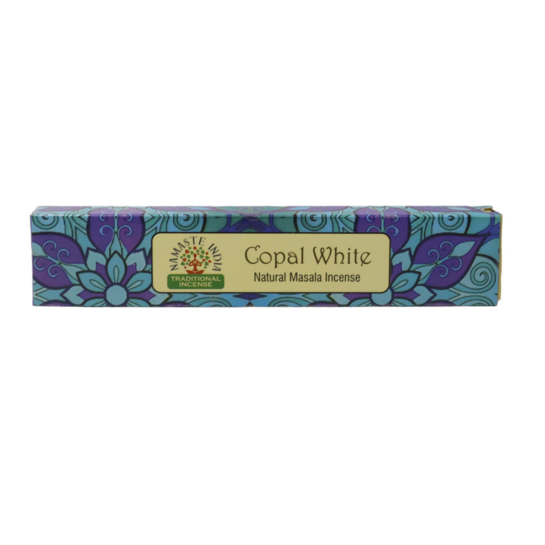 Illatosító, Füstölő Namaste India Copal White 15db/cs