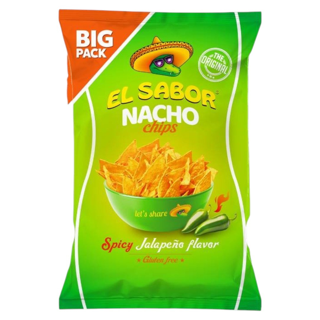 Tortilla, El Sabor Nacho 180g Jalapenos