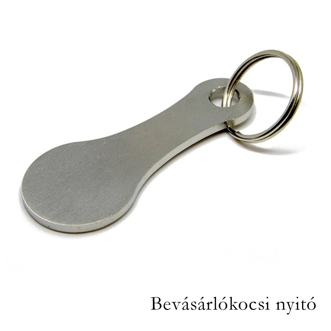 Kulcstartó, Bevásárló kocsi nyitóval