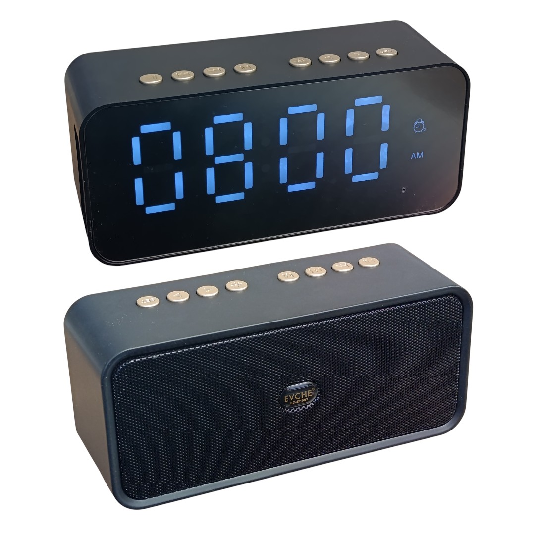 Hangszóró, Evche EC-2215BT Bluetooth | FM | USB | óra funkcióval 