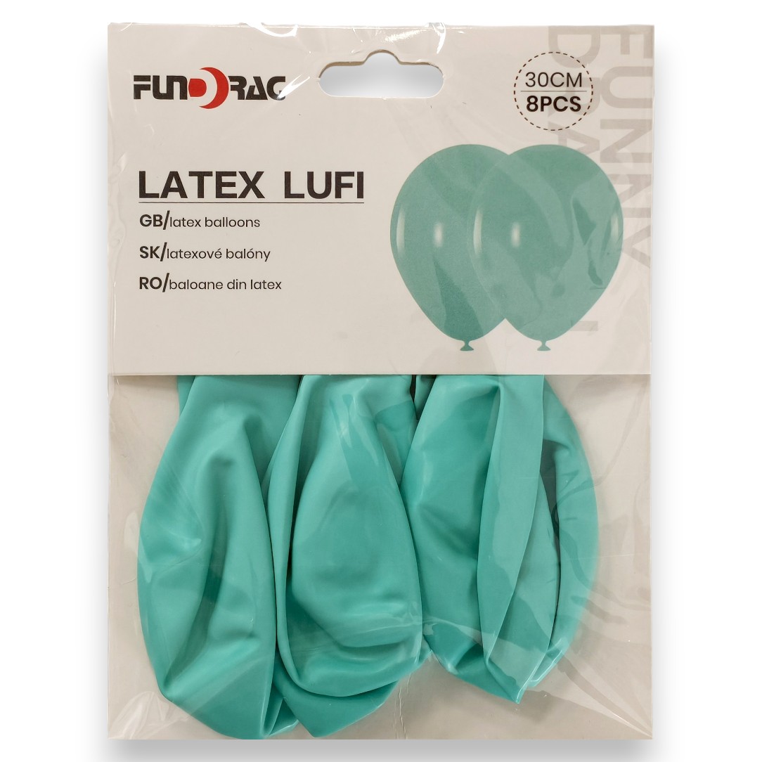 Lufi, Latex 30cm | 8db/cs | türkiz | 624314