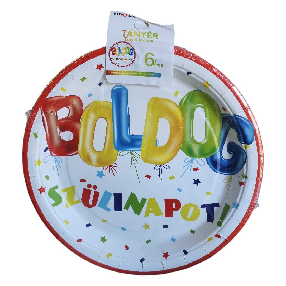 Tányér, Papír | Boldog szülinapot | 624406