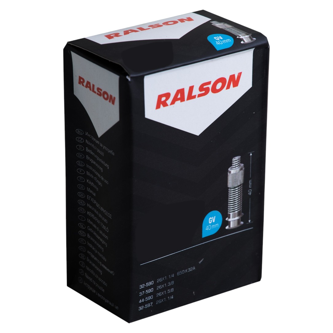 Tömlő, 28x1 1/2 AV Ralson 635mm x 40-44mm vastag