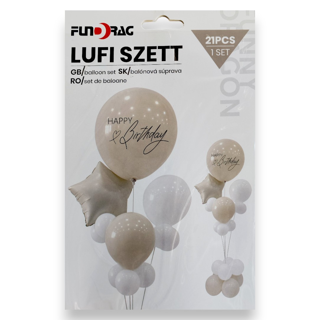 Lufi, Szett 21db-os Drapp 638328
