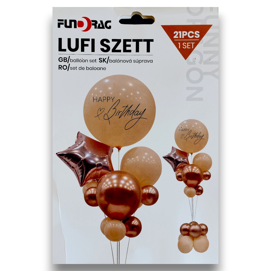 Lufi, Szett 21db-os Rosegold 638335