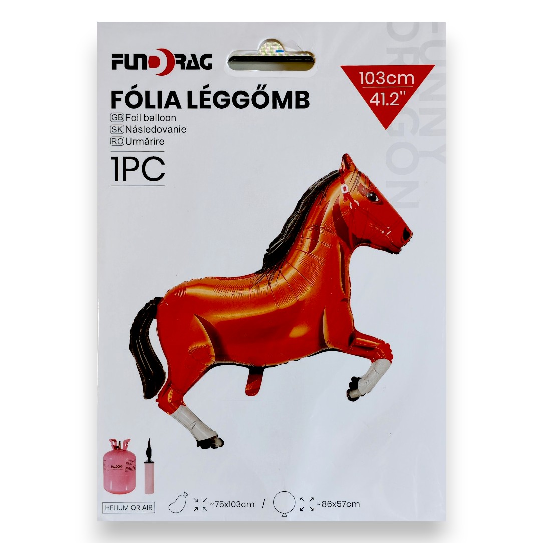 Lufi, Fólia Ló barna 103cm 662965