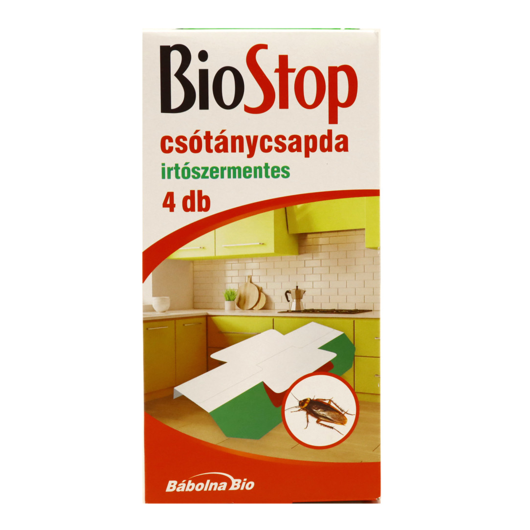 Rágcsálóírtó, Biostop Csótánycsapda 4db