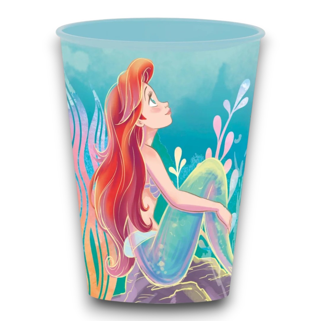Műanyag, Pohár 260ml Disney Hercegnők Ariel