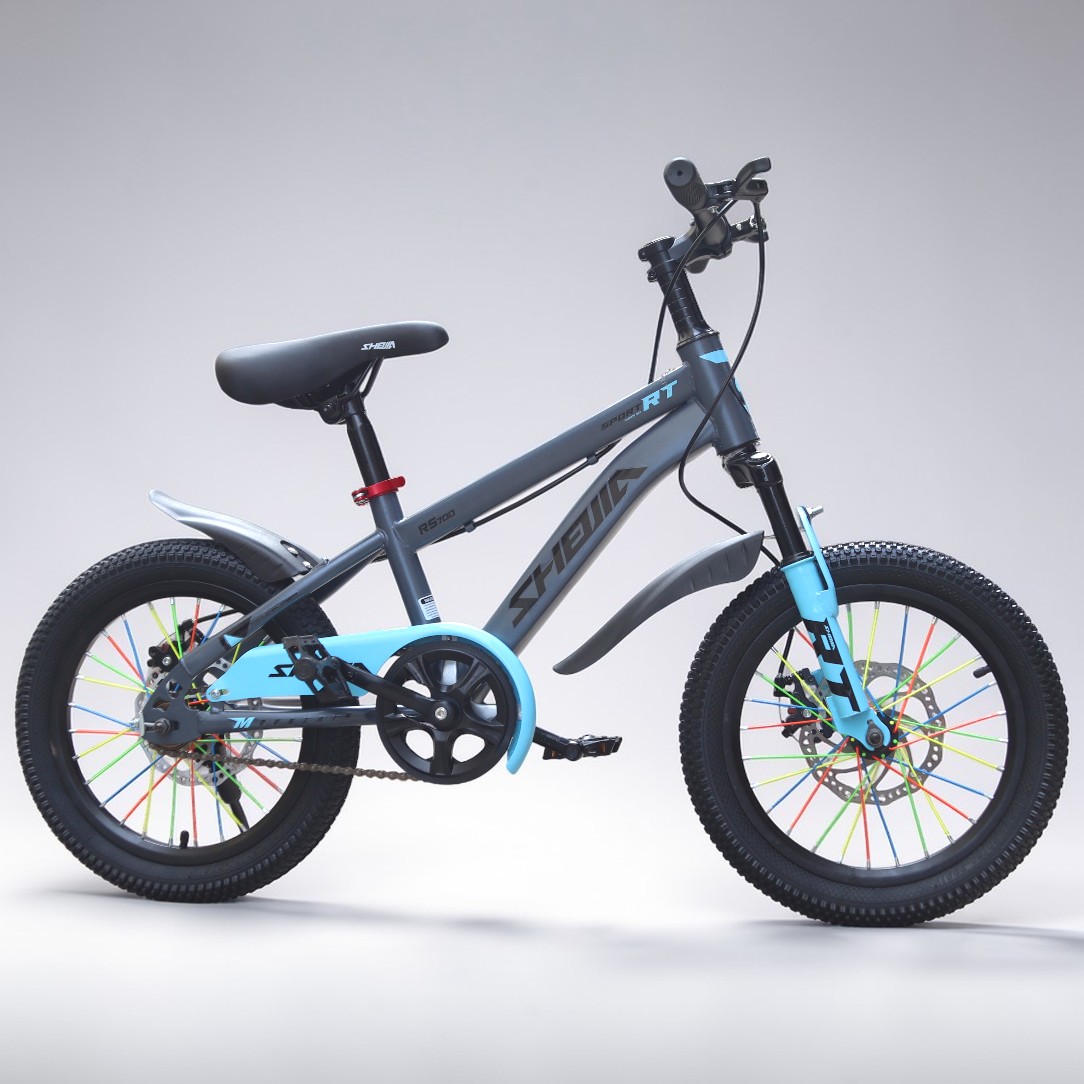 Kerékpár, 16" 609B, Tárcsafék, szines küllő