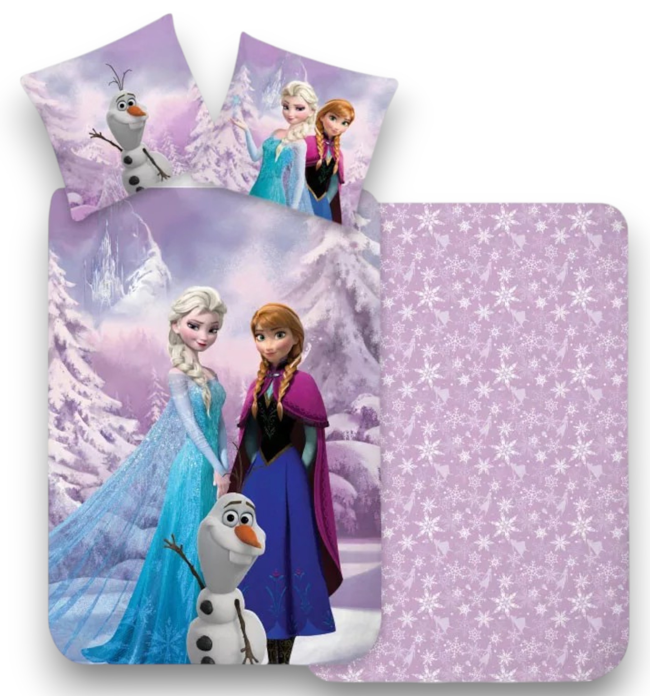 Gyerek Ágynemű, Disney Jégvarázs Snowy gyerek, ovis ágyneműhuzat 100x135cm