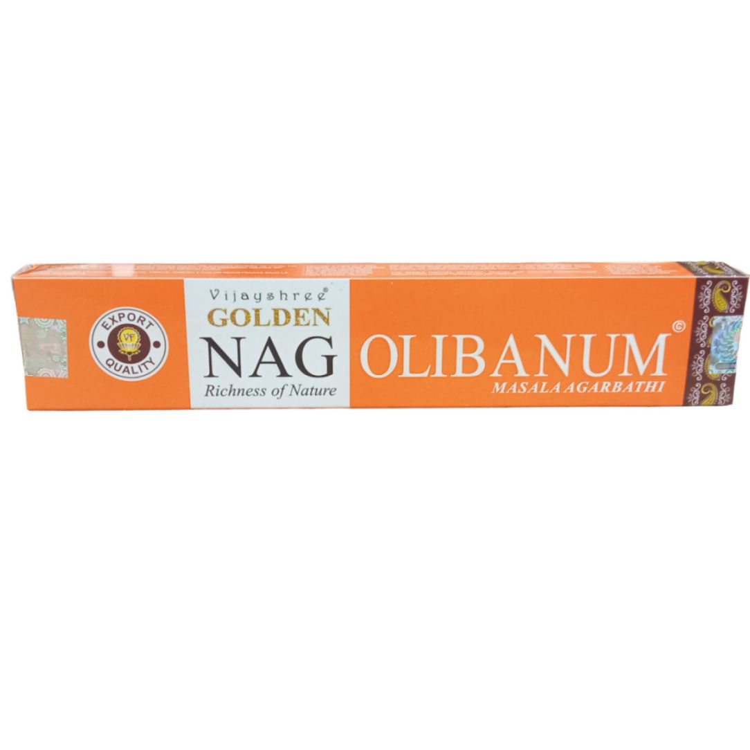 Illatosító, Füstölő Vijayshree Golden Nag Olibanum 15db/cs (Tömjén)