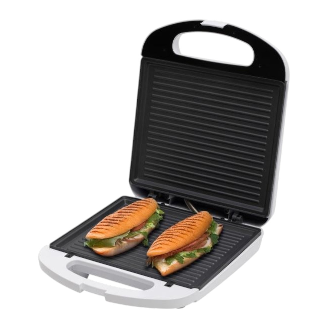 Szendvicssütő, HOME HGP4 panini 1200W, nagy sütőfelület