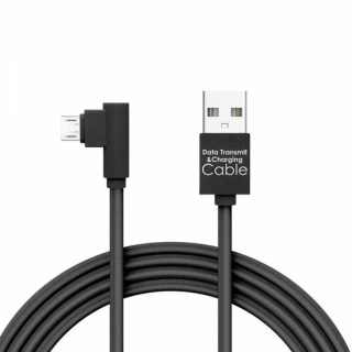 Kábel, USB | MicroUSB 2m L- alakban 55444M-BK