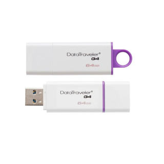 Pen drive, 64GB USB 3.0 Kingston Lila-fehér