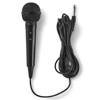 Mikrofon, Nedis MPWD01BK, 5m kábelen
