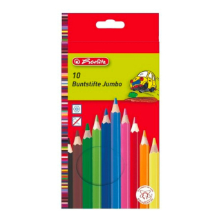 Színes ceruza, 10 szín Pelikán Jumbó