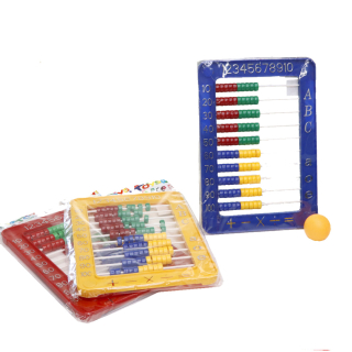 Lányos játék, Golyós számoló, 4 szín, 18x26+ cm zacskós, több szinben gyártott termék!