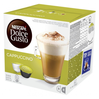 Kávé Kapszulás, Nescafe Dolce G. 8+8db 186,4g Cappuccino