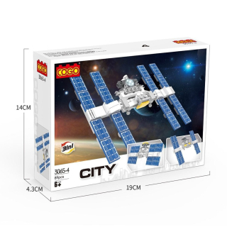 Építő játék, COGOŽ 3065 - 4 | Lego kompatibilis Űr 
