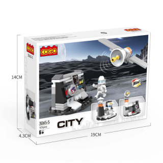 Építő játék, COGOŽ 3065 - 5 | Lego kompatibilis Űr 
