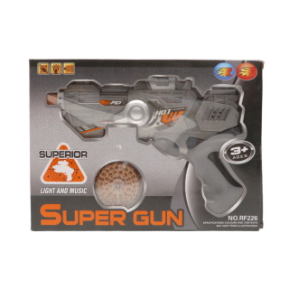 Fiús játék, pisztoly, elemes Super Gun