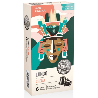 Kávé Kapszulás, Nespresso | Mantaro Lungo Crema 10db | kompatibilis
