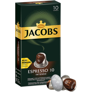 Kávé Kapszulás, Nespresso | Jacobs Espresso Intenso 10db